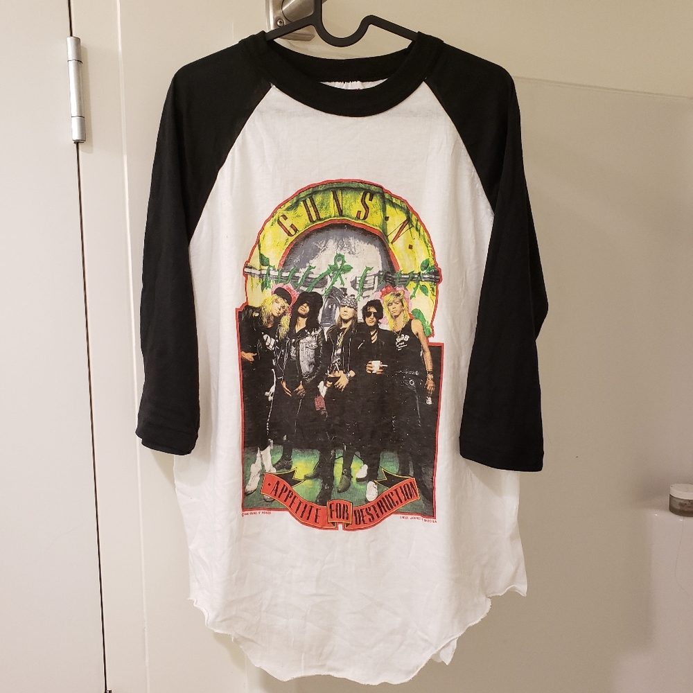 Vintage Guns N Rose's shirt 1989